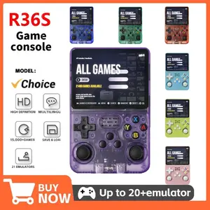 Hongic R36s Retro Handheld Game Console, 3.5-Inch IPS Screen, 3500mah Battery, 20k+ Classic Games, Linux System, Portable Design