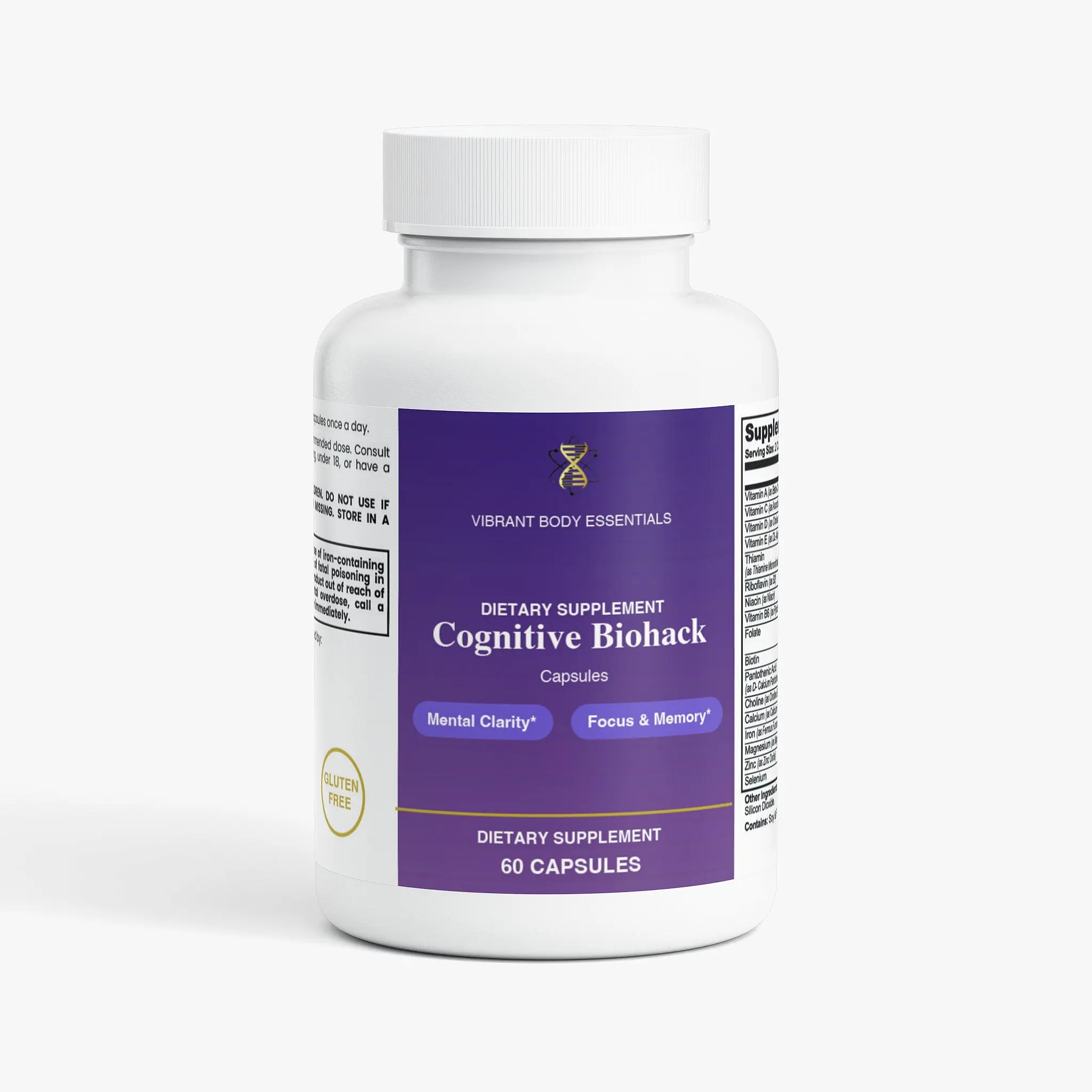 Cognitive Biohack — Focus & Mental Clarity | 60 Caps