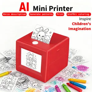 RONGTA AI Voice Mini Label Printer, Wireless Bluetooth Portable Smart Office Gadget, Creative Learning Toy for Kids, DIY Crafts & Home Essential