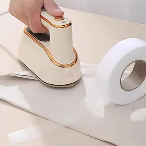 🧵Buy 1 Get 1 Free Double Sided Iron On Hem Tape for Pants Double-sided Adhesive Lining, Hot Melt Non-woven Lining, Ironing Adhesive Fabric, Clothes, Pants Legs, Short Fabric, Double-sided Adhesive Lining