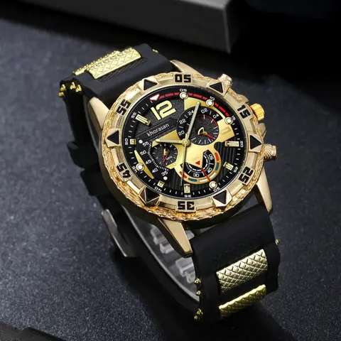 Men's High-Quality Quartz Analog Wristwatch, Trendy Watch, Analogue Quartz Watch, Multiple Color Options, Perfect Gift for Birthday, Thanksgiving, Christmas, New Year, Quartz Watches