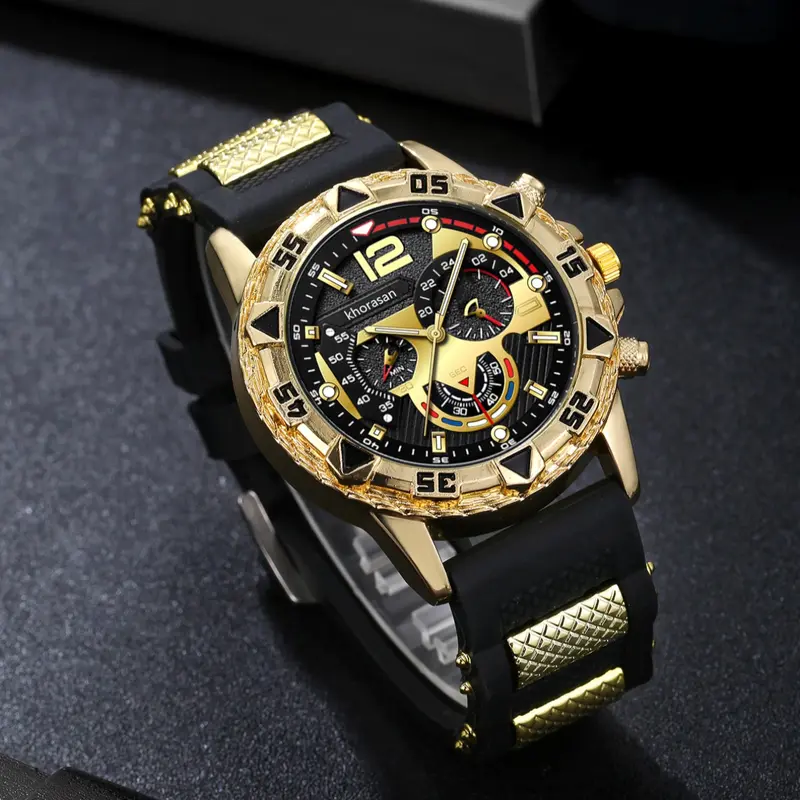 Men's High-Quality Quartz Analog Wristwatch, Trendy Watch, Analogue Quartz Watch, Multiple Color Options, Perfect Gift for Birthday, Thanksgiving, Christmas, New Year, Quartz Watches