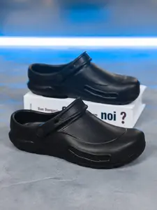 Men's Waterproof Non-Slip Shoes, Non Slip Mules, Ideal for Kitchen Work, Home Use, Beach, Comfortable All-Season Casual Footwear