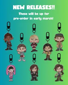 Dbd Inspired Survivor Ver 1 Keychains | Dead By Daylight Acrylic Keychain!,  Perfect Gift for Fans & Collectors