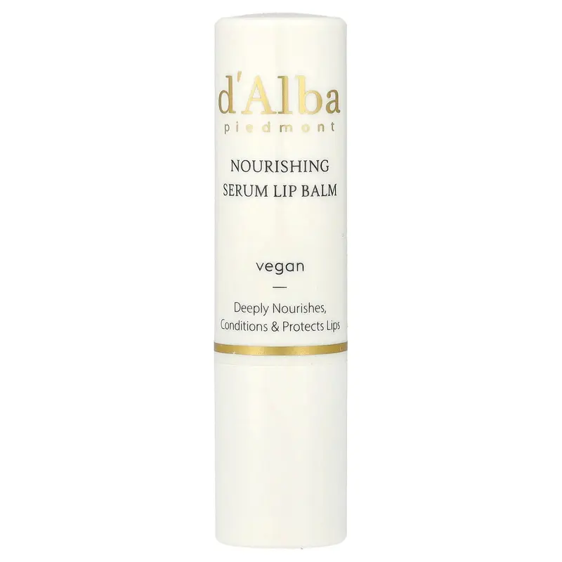 d'Alba White Truffle Nourishing Serum Lip Balm, 0.12 oz (3.6 g)