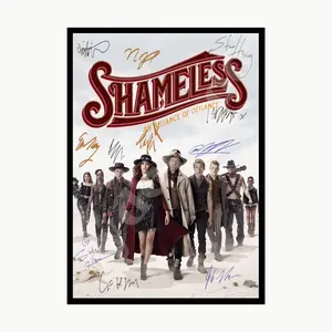 SHAMELESS FULL CAST SIGNED AUTOGRAPH POSTER PRINT