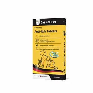Cassiel-Pet,Pet Sensitive Skin Soothing Chewing Tablets,10 Chews for Comfort & Skin Care,Relieves Discomfort & Skin Irritation,Supports Skin Health, Ideal for Bites，Pet Skin Relief Chews,Scratches & Seasonal Sensitivities,Suitable for Dogs and Cats