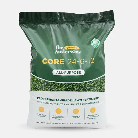 The Andersons Core 24-6-12 Professional-Grade Premium Concentrated Fertilizer (Granular Form) – Micronutrient-Rich, Even Spread, Less Clumping, All-Purpose for Outdoor Lawns, All Turf Types, Garden Soil Nutrition Boost (Home Improvement & Garden Supplies)