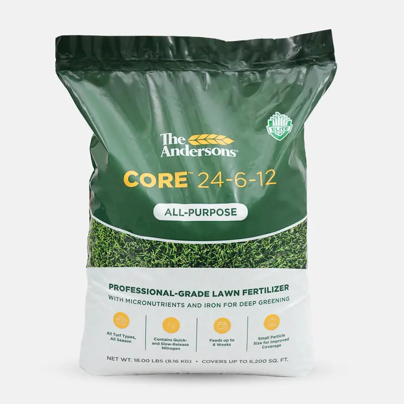 The Andersons Core 24-6-12 Professional-Grade Premium Concentrated Fertilizer (Granular Form) – Micronutrient-Rich, Even Spread, Less Clumping, All-Purpose for Outdoor Lawns, All Turf Types, Garden Soil Nutrition Boost (Home Improvement & Garden Supplies)