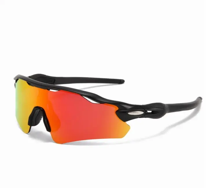 Performance Wraparound Sunglasses UV Protection Sports Eyewear for Outdoor Activities and Driving