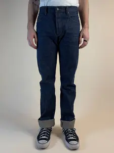 Belford Straight 13oz Rinsed Natural Indigo Denim