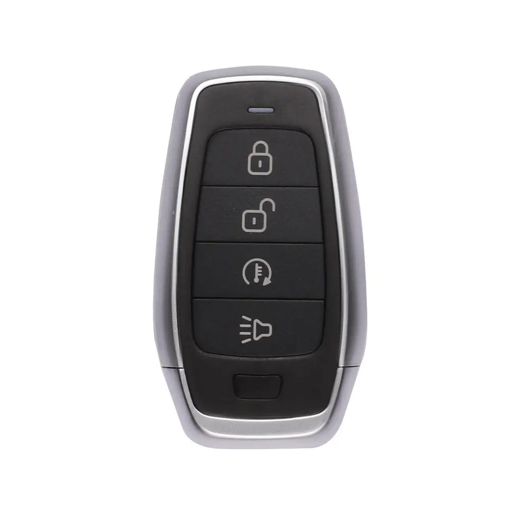 Autel MaxiIM IKEYAT4PC 4-Button Universal Smart Car Key Fob - Brand New Aftermarket Replacement, Automotive Accessory with Remote Start, A/C Functions