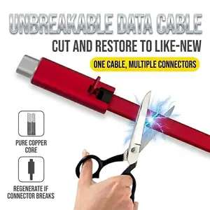 Cable Reviver Portable Repair Charging Cable Protector & Extender for Type-C / Lightning / Micro USB