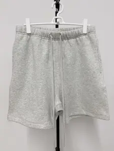 Sweatshort Light Gray Men's Comfortable Casual Shorts with Drawstring Waist and Side Pockets - Perfect for Casual Outings & Everyday Wear