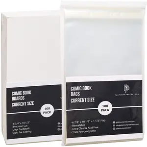 Comic Book Bags & Boards for Current/Modern Premium Resealable Bags
