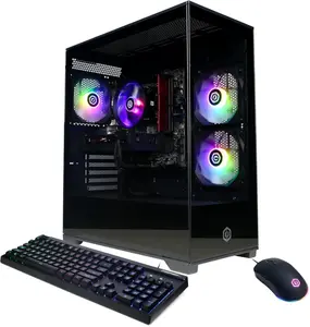 Gamer Xtreme VR Gaming PC, Intel Core i5-13400F 2.5GHz, GeForce RTX 4060 8GB, 16GB DDR5, 1TB PCIe Gen4 SSD, WiFi Ready & Windows 11 Home (GXiVR8060A24)