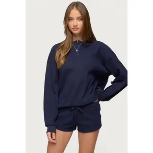 Baila Waffle Henley Top