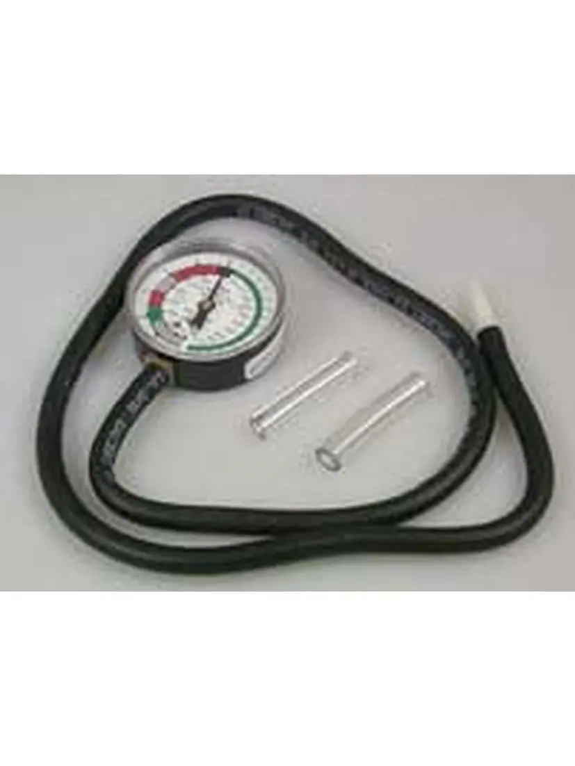 Lisle Car Vacuum Gauge and Fuel Pump Tester, Dual Test Tool with Multi-Units Support for Vacuum Check, Automotive Repair & Inspection Equipment