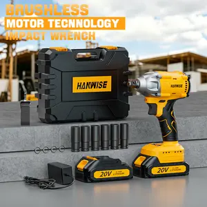 Impact Wrench Set, Automotive Repair Tool, High Torque Cordless Impact Wrench with Rechargeable Battery, Socket Combination, Suitable for Automotive Repair, Construction Engineering, and Home Emergency Use