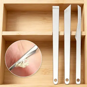 3-Piece Stainless Steel Pedicure Tool Set Includes Nail Clipper, Cuticle Knife & Foot File, Professional Foot Care Kit, Ideal for Personal Use & Gifting