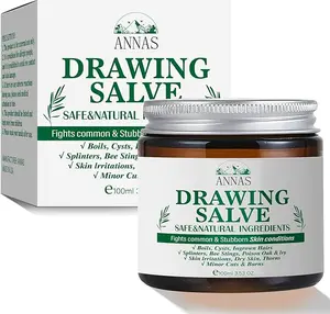 2 PACK Drawing Salve,for Ingrown Hair, Boil and Cyst, Maximum Strength Fast Acting for Splinters Remover, Bug and Spider Bites, Bee Stings,