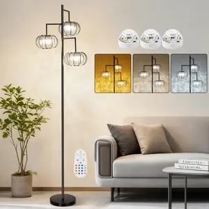 Elegant Wireless Crystal Floor Lamp, Rechargeable RGB Light, Dimmable Brightness, Perfect for Bedroom, Living Room, Home Décor and Ambient Lighting, Adjustable RGB Lighting
