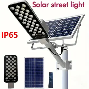 1PC 128 LED 100W Solar light with remote control, Dusk to dawn, Perfet for Garages, Terraces, Houses, etc Outdoor Lighting solar lights outdoor