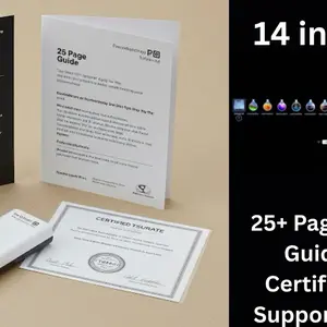 14-in-1 Mac OS Bootable USB Flash Drive, 3.0 128GB, with 25 Page Guide and Tech Support