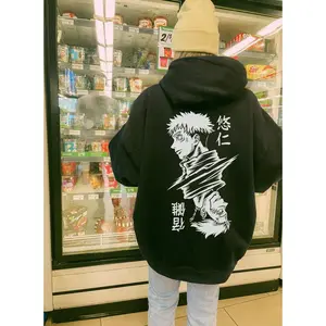 GIBSONstoreVintage Yuji Itadori x Sukuna Printed on Back Sweatshirt, Manga Jujutsu Kaisen Shirt, Sukuna Hoodie, Anime Manga Graphic Shirt, Japanese Anime Tshirt, Anime Graphic Shirt, Gift for Anime Manga Fan
