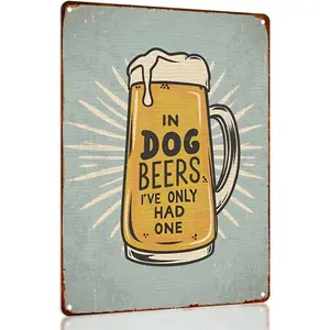 Vintage Metal Bar Sign - Humorous Bar Decorations for Home, Man Cave Accessories, Unique Bar Wall Decor, Beer Drinker Gifts | Cool and Funny Wall Art for Bar, Basement, Apartment, Garage, Funny Man