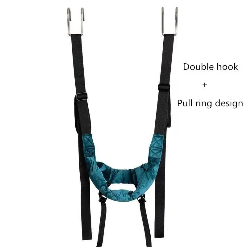 Neck Stretcher, Cervical Traction Device, Home Neck Relaxer, Portable Chin Support, Neck Stretching Tool, Relieves Neck Tension, Cervical Alignment, Posture Corrector, Travel Portable, Neck Suspension Strap, Relieves Pressure.