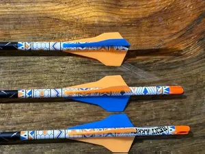 Deluxe Easton 6.5 Bowhunter Custom Made Hand Fletched Match Grade 6 arrows
