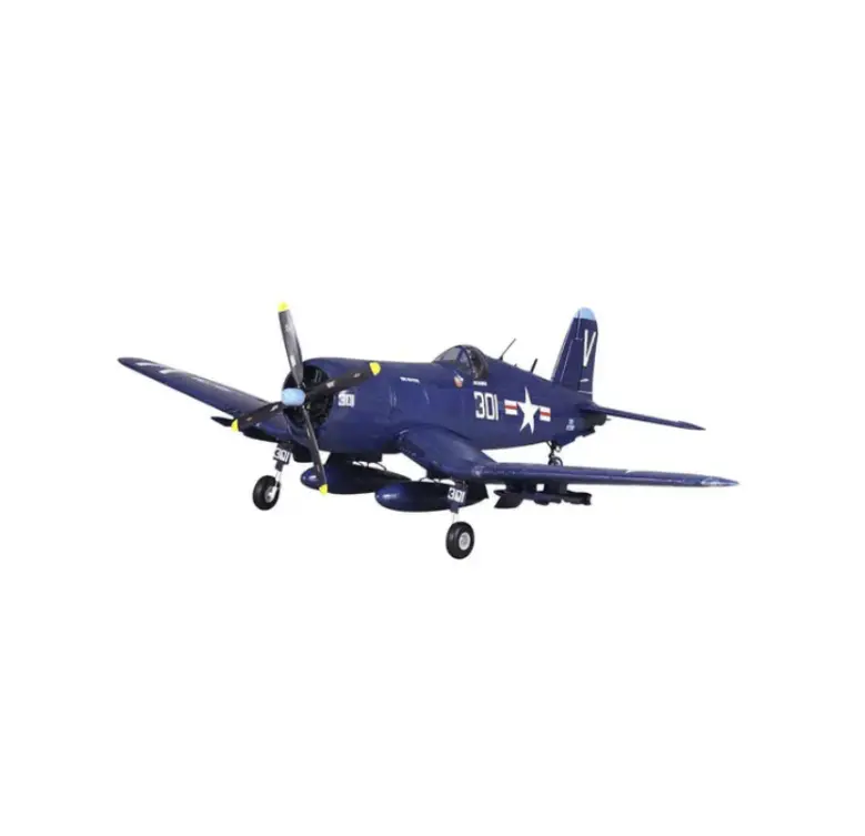 FMS 1400mm (55.1") F4U Corsair  Blue PNP （PNP=Transmitter, receiver, battery and charger not included）