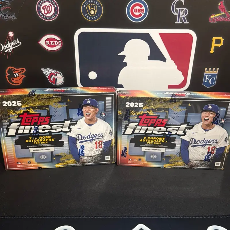 Topps BREAK #120-PYT -2x 2026 Topps Finest hobby Box