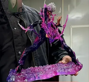 Blindfolded Sorcerer Gojo Satoru Resin GK Limited Statue 1/6 Scale with LED Eye Lighting