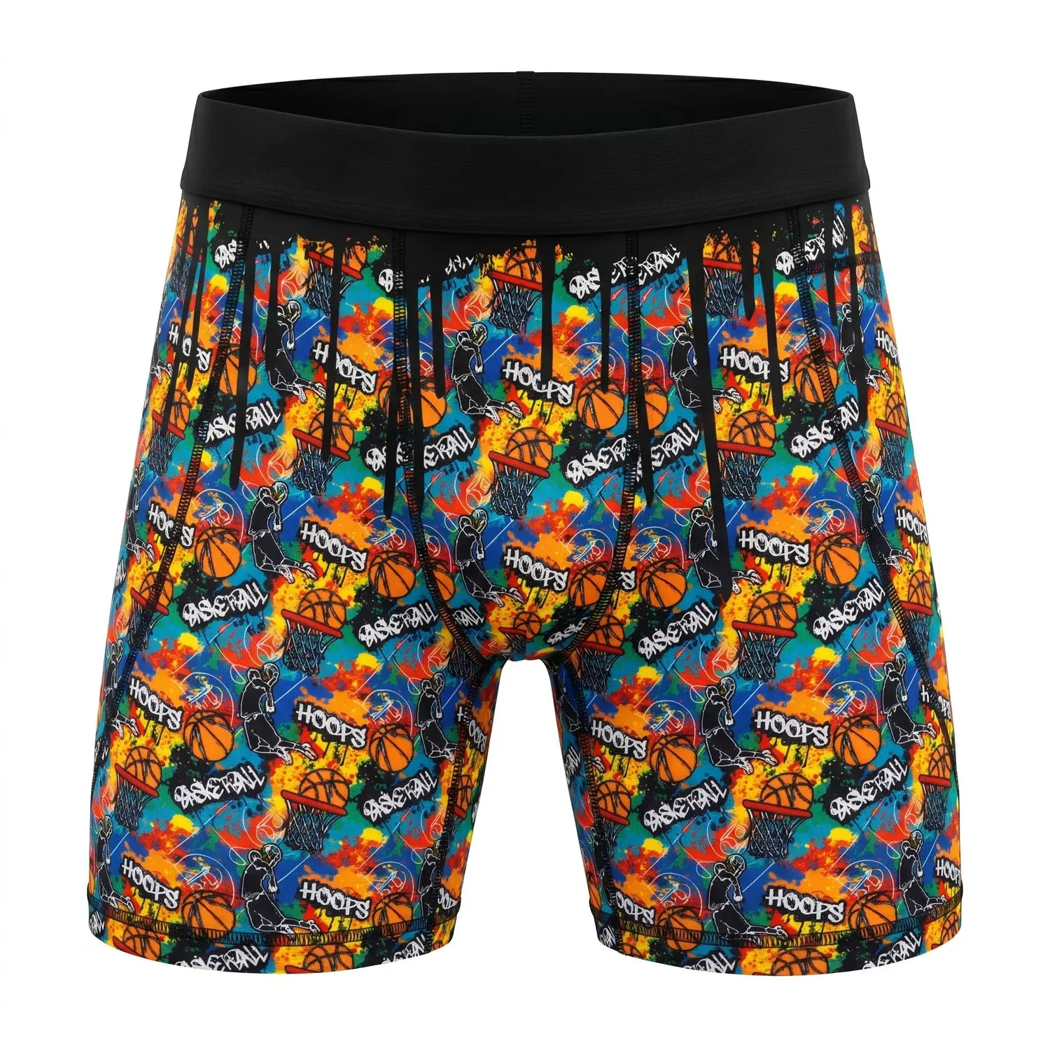 Basketball Compression Shorts - Graffiti