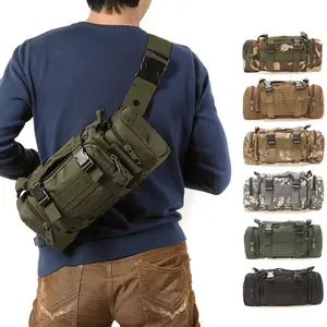 Compact Tactical EDC Sling Bag Backpack Shoulder Bag Chest Bag Tactical Sling Bag  Durable Crossbody Bag: High-Quality Nylon Outdoor Chest Bag, Bicycle Bag, Adjustable Shoulder Strap, Waterproof, Suitable for Camping and Daily Use