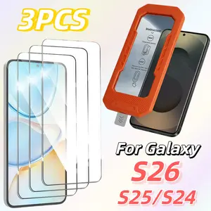 Samsung S26 Series Tempered Screen Protector Film, Ultra-Thin & Durable Design, Easy Install Anti-Scratch Protection, Compatible with Samsung S26/s26+/s26 Ultra, Accessories