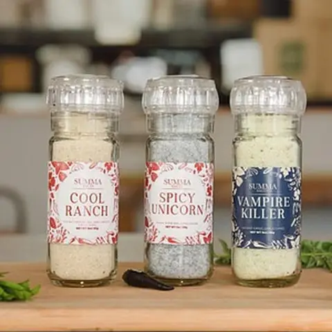Tim’s Favorites Bundle - 3 glass grinders of Flavored Seasoning Salt