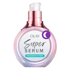 Olay Super Serum Night Repair Mini - 5 in 1, Long Lasting Hydration Face Serum Trial Size, 0.4 fl oz