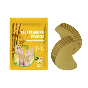 Natural Ginger Warming Foot Pads - Soothing Herbal Foot Care Patches for Nighttime Relaxation & Comfort (12pcs)