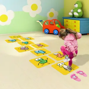 Reusable Math Learning Stickers Numbers 1-10, Easy Peel Vinyl Wall Decals for Classroom & Game Room Education, No Residue Installation