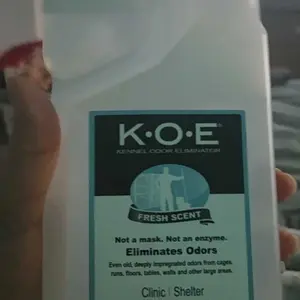 *NEW* K.O.E. 2 Pack - Kennel Odor Eliminator 16oz Concentrate Bundle - Pet Deodorizer, Non-Enzymatic Formula (KOE) Apricot, Fresh, Original Scent, 32 oz Total