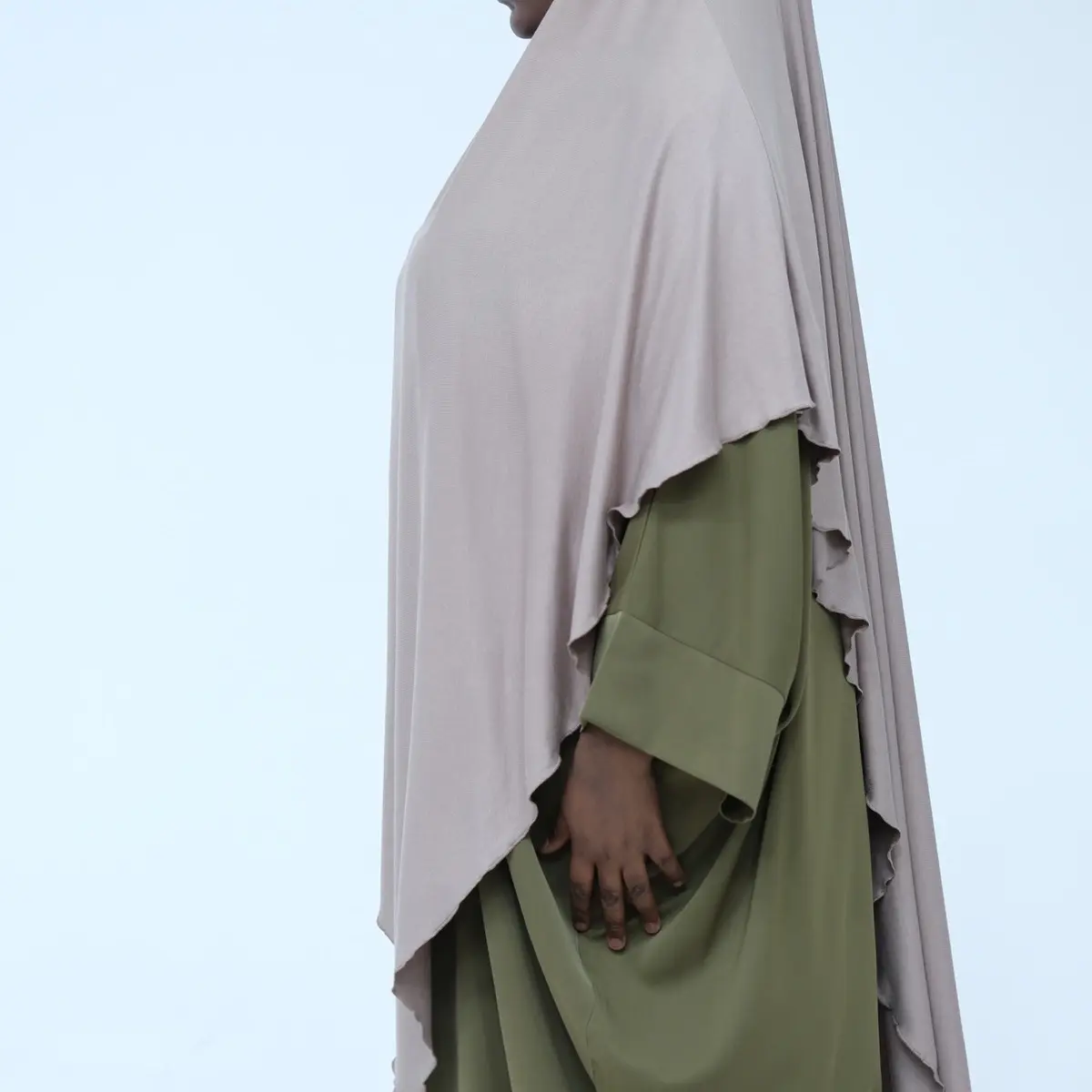 Cotton jersey khimar