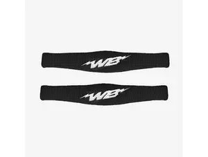 We Ball Sports Skinny Bicep Bands - Black, 2-Pack Snug Fit Strength Training Workout Bands Set for Fitness Stretching, Snug Fit Band