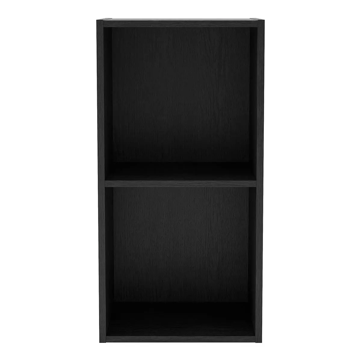24/7 Shop At Home aModular Modern 2-Cube Storage Organizer Shelves, Stackable Wood Bookcase Fits Cubby Bins for Organization, Dorm Teen Room Decor, Home Office