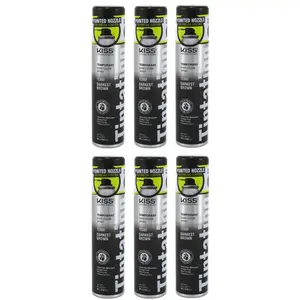 6 Pack Tintation Color Spray TCS02 Darkest Brown