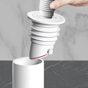 Drain Pipe Seal Plug, Drain Pipe Silicone Ring, Anti-Odor Backflow Stopper, Odor-Proof Plug Cover