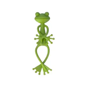 Frog Plant Stand Holder - Cute Flower Pot Clips for Climbing Plants, Indoor Outdoor Use, Stable Support to Make Plants Grow Upright