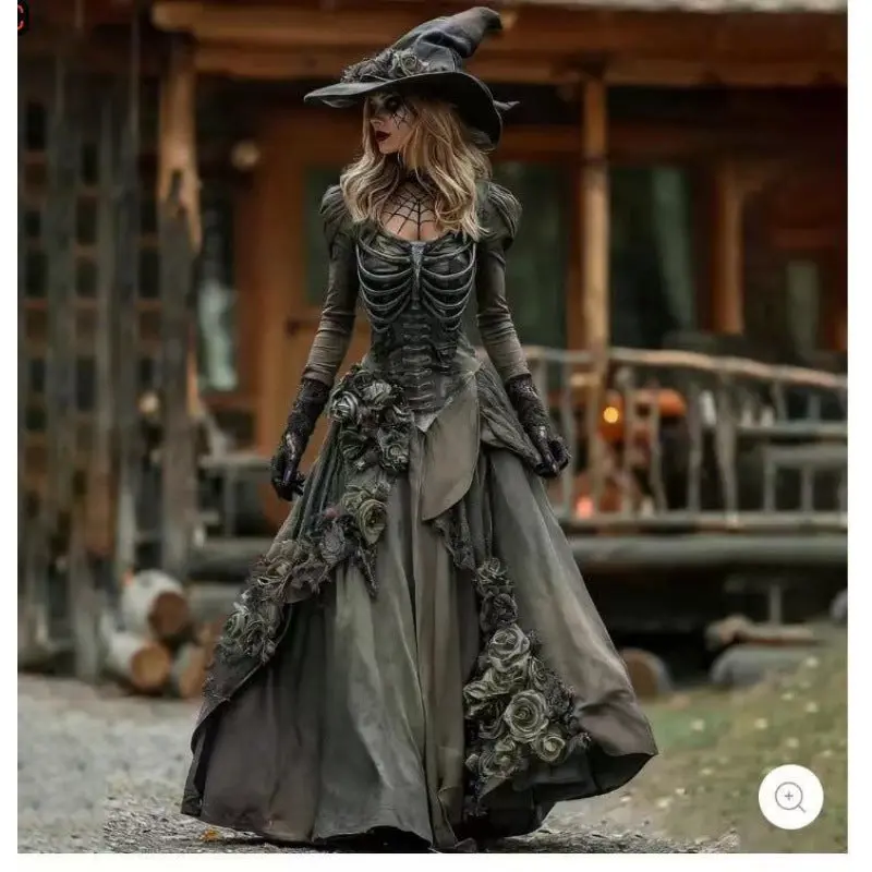 Casual Fashion Halloween Witch Dress New